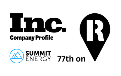 Summit Energy has been recognized by Inc. magazine on their Regionals 2023 list.