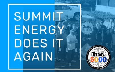 Summit Energy Ranked Number 1,142 On the Inc. 5000 List of Fastest Growing Private Companies In the US